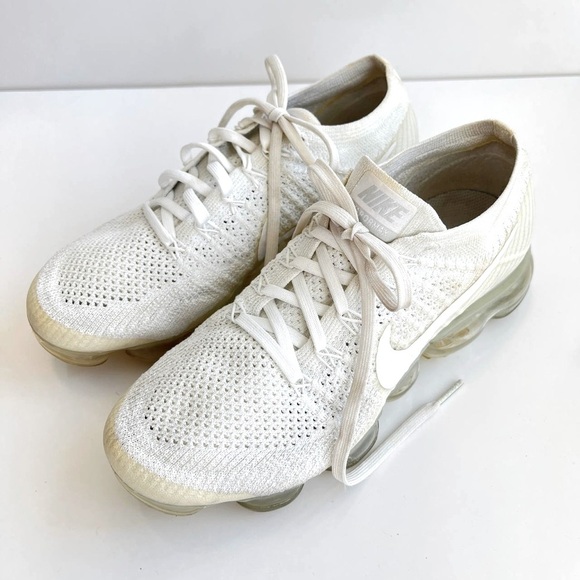 Nike Air VaporMax Flyknit 2 ‘Triple White’ – Size 7 US Women’s - Picture 1 of 6
